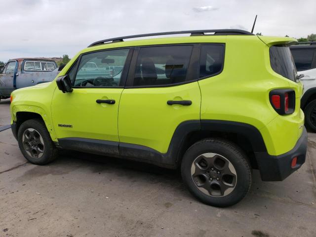2017 Jeep Renegade VIN ZACCJBAH8HPG17758 Copart auction photo, front end / minor dent/scratches damage thumbnail 2