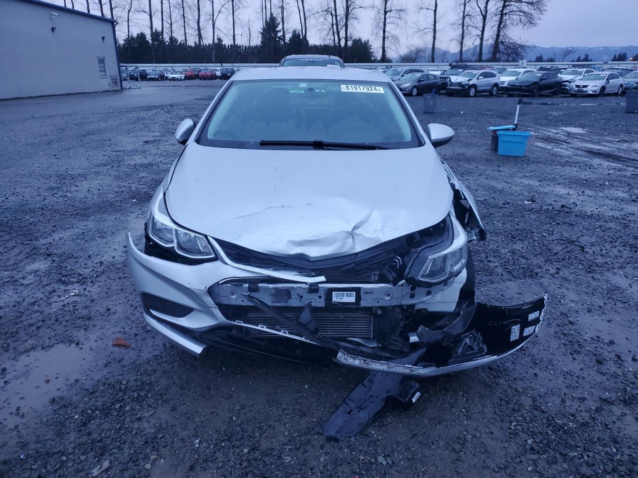 2018 Chevrolet Cruze VIN 1G1BC5SM5J7244399 Copart auction photo, front end / side damage thumbnail 5