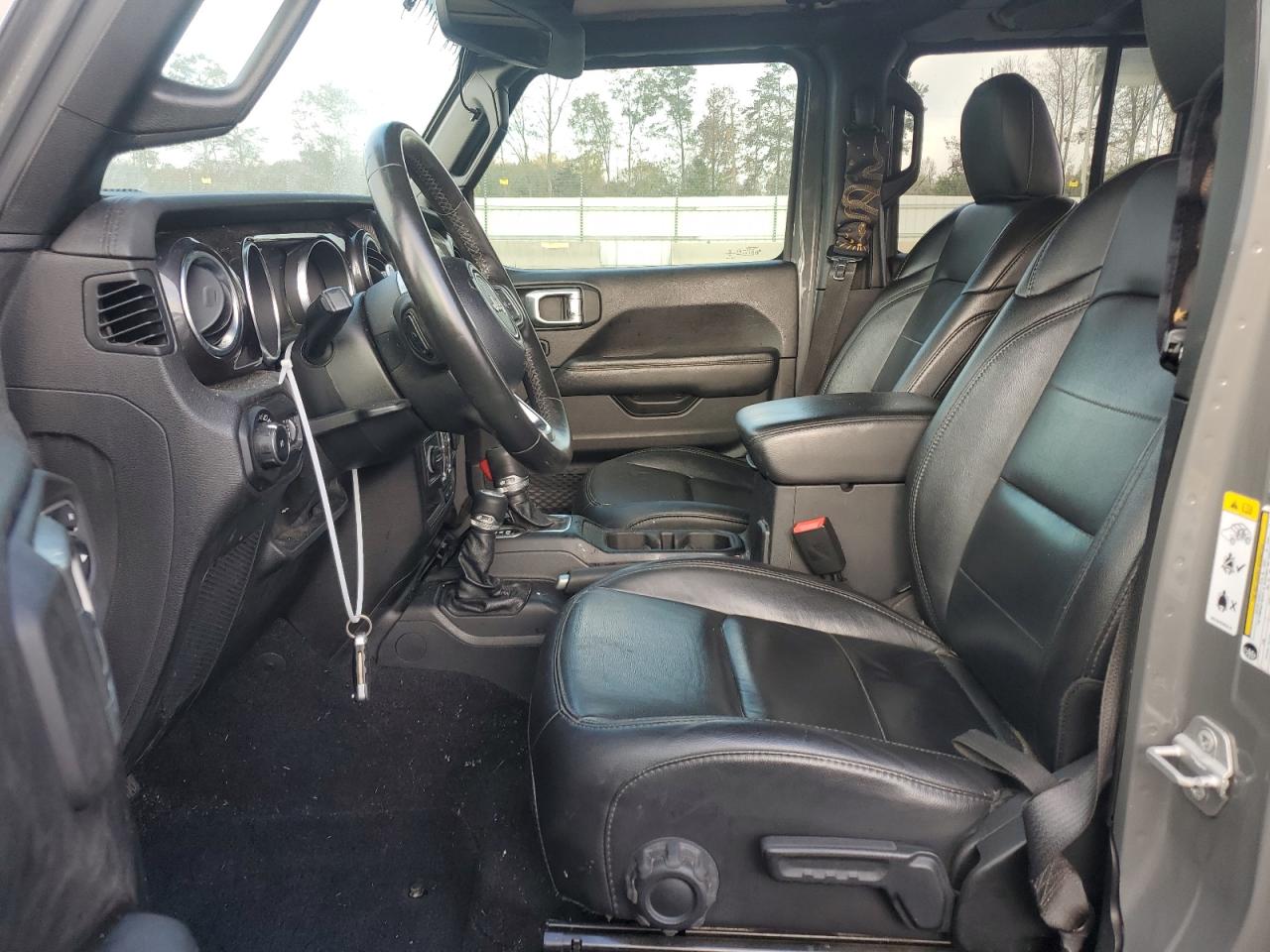 2020 Jeep Wrangler VIN 1C4HJXENXLW105210 Copart auction photo, top/roof damage thumbnail 7