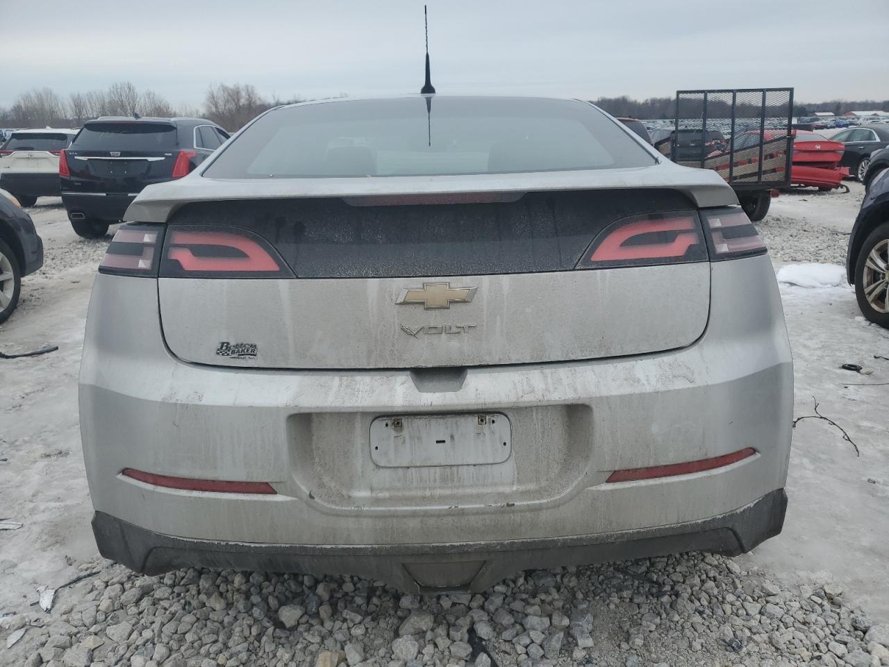 2013 Chevrolet Volt VIN 1G1RA6E40DU120746 Copart auction photo, side / front end damage thumbnail 6