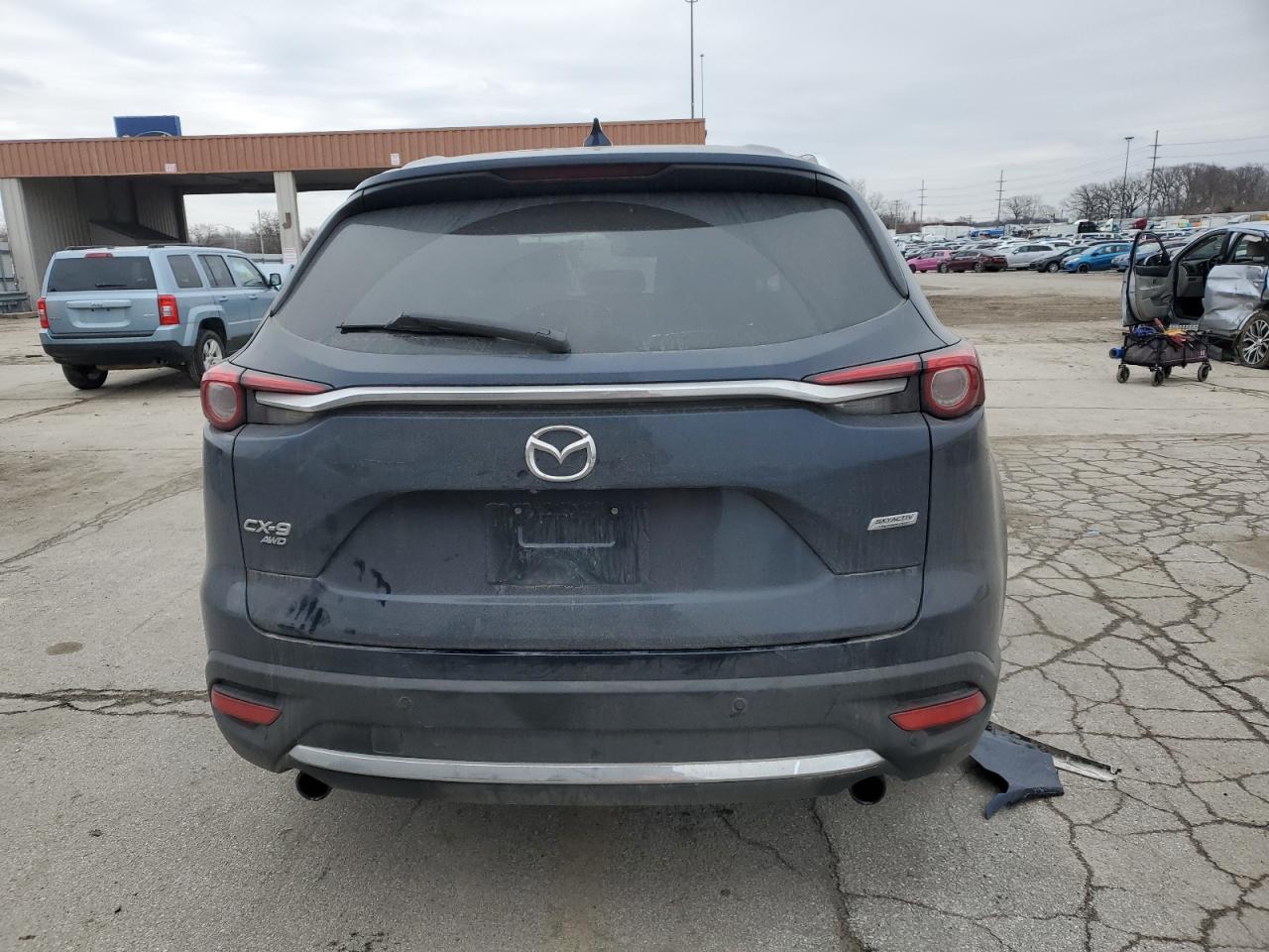 2019 Mazda CX-9 VIN JM3TCBDY5K0307111 Copart auction photo, front end damage thumbnail 6