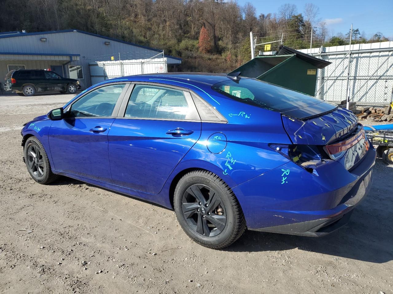2023 Hyundai Elantra VIN KMHLM4AG2PU372541 Copart auction photo, all over damage thumbnail 2