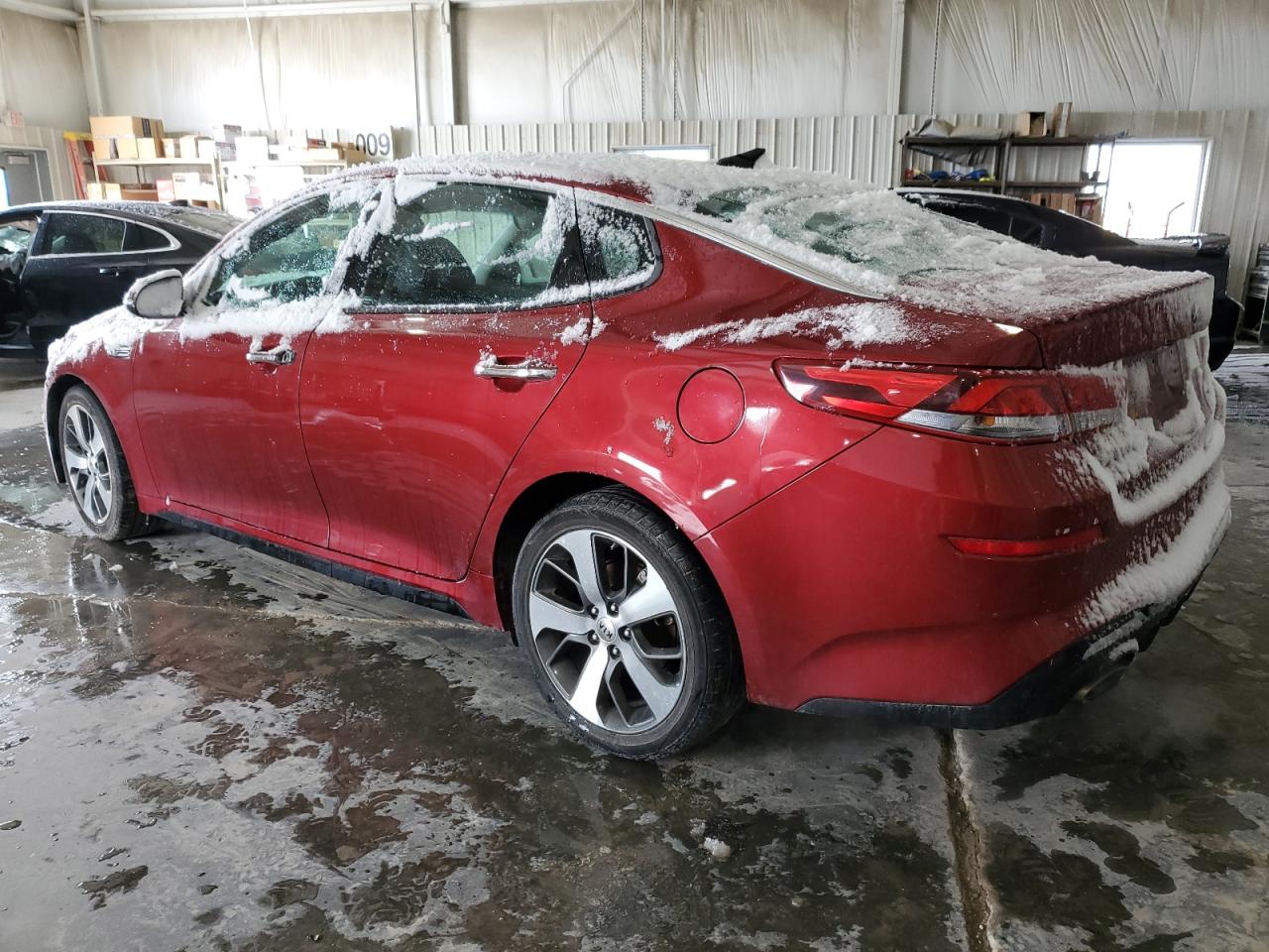 2019 KIA Optima VIN 5XXGT4L31KG291466 Copart auction photo, side damage thumbnail 2