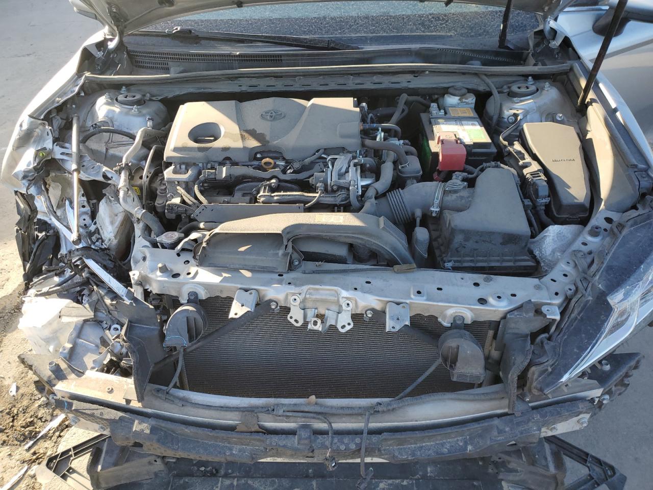 2020 Toyota Camry VIN 4T1C11AK0LU963716 Copart auction photo, front end / hail damage thumbnail 11