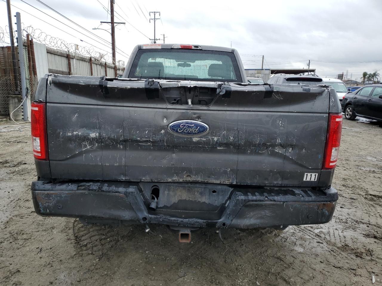 2017 Ford F-150 VIN 1FTMF1C84HKC35184 Copart auction photo, front end / rear end damage thumbnail 6