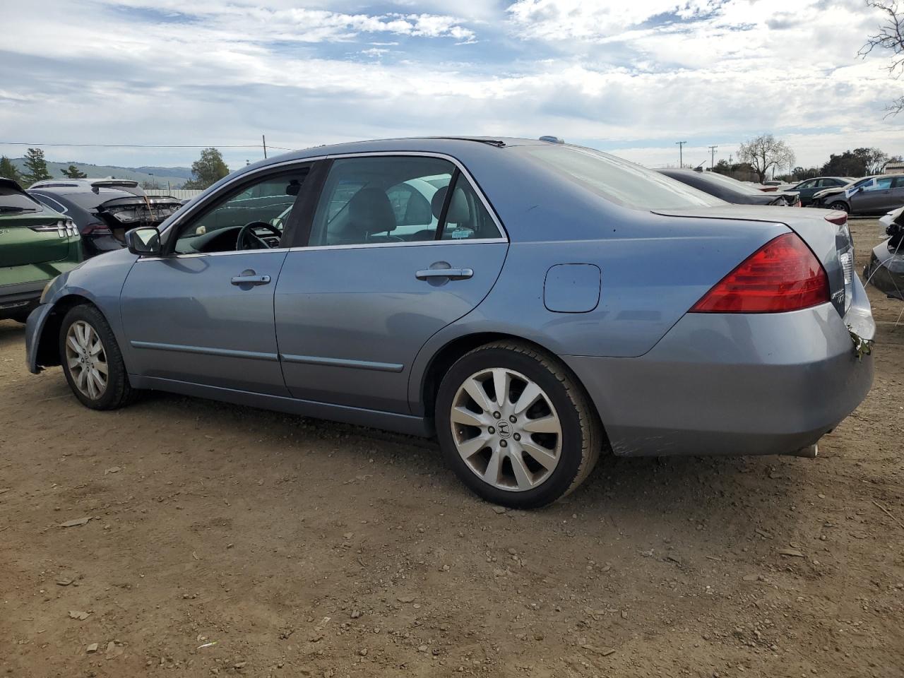2007 Honda Accord VIN 1HGCM66877A003128 Copart auction photo, front end damage thumbnail 2