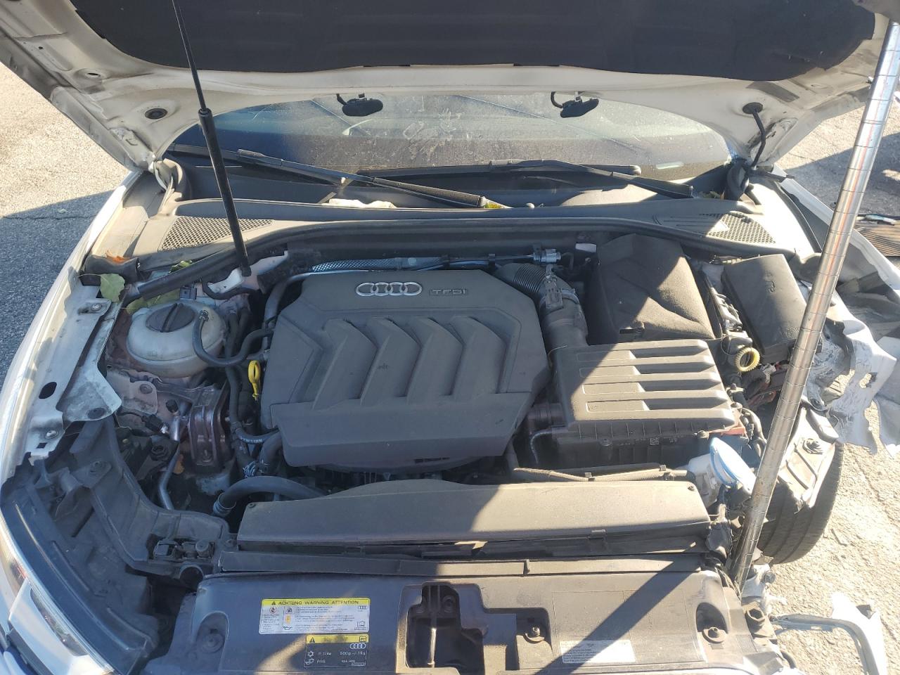 2017 Audi A3 VIN WAUAUGFF8H1040410 Copart auction photo, front end damage thumbnail 11