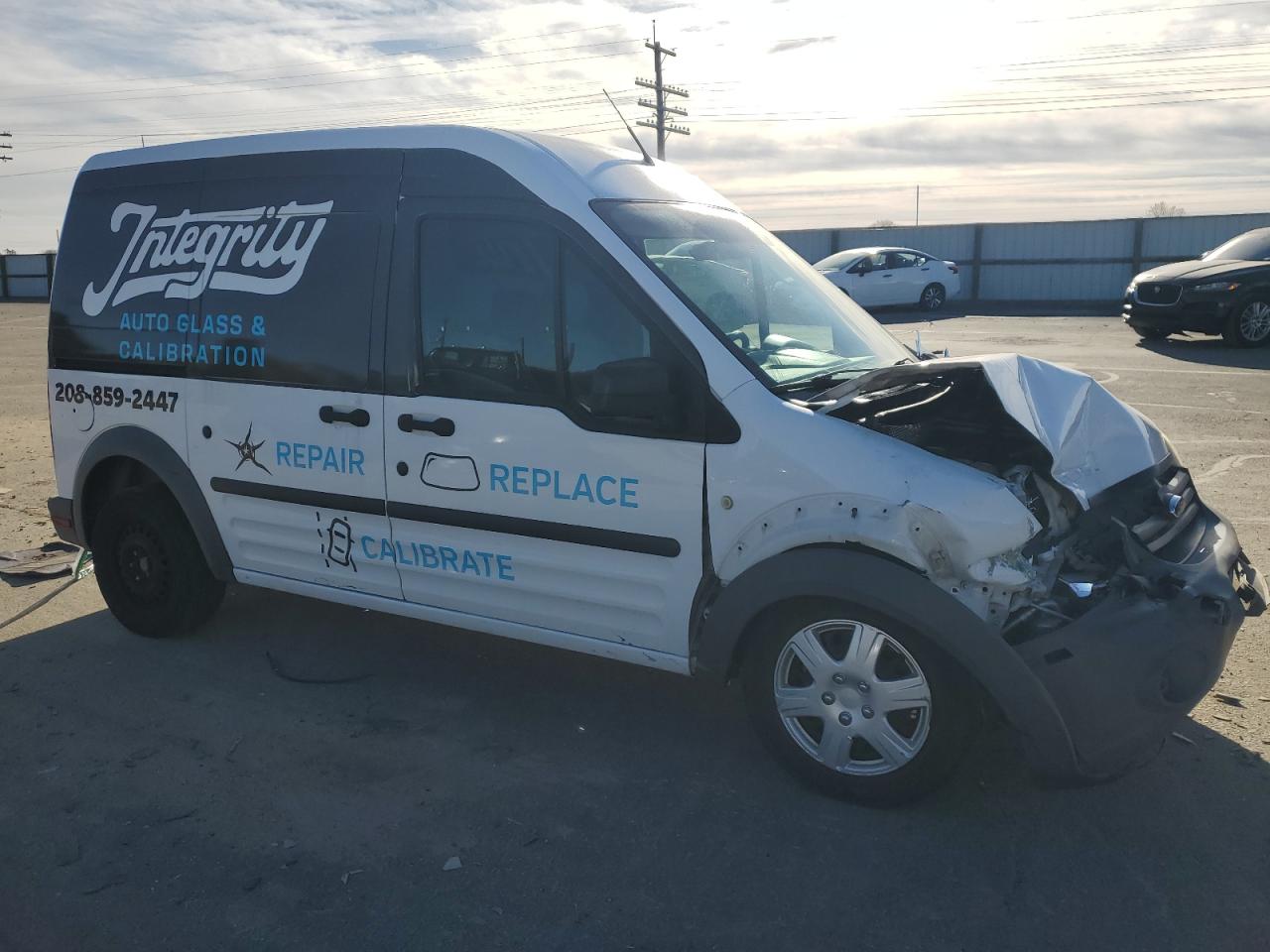 2010 Ford Transit VIN NM0LS6AN4AT001699 Copart auction photo, front end / frame damage damage thumbnail 4