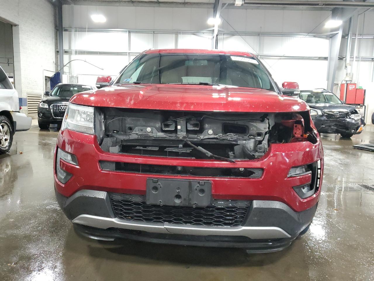 2016 Ford Explorer VIN 1FM5K8F88GGA34907 Copart auction photo, front end damage thumbnail 5