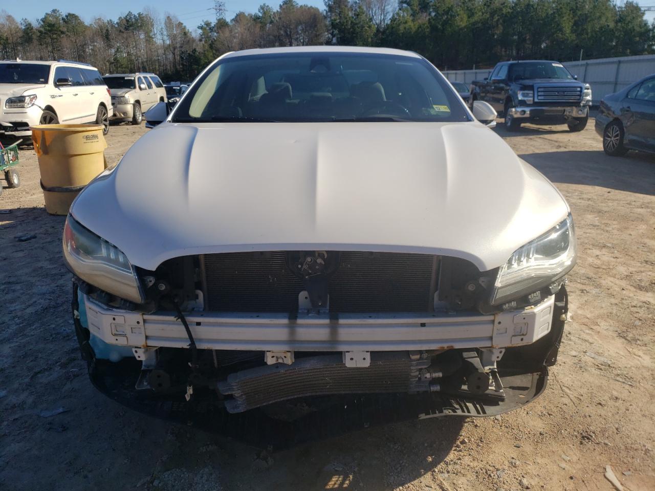2018 Lincoln MKZ VIN 3LN6L5MU1JR621790 Copart auction photo, front end / undercarriage damage thumbnail 5