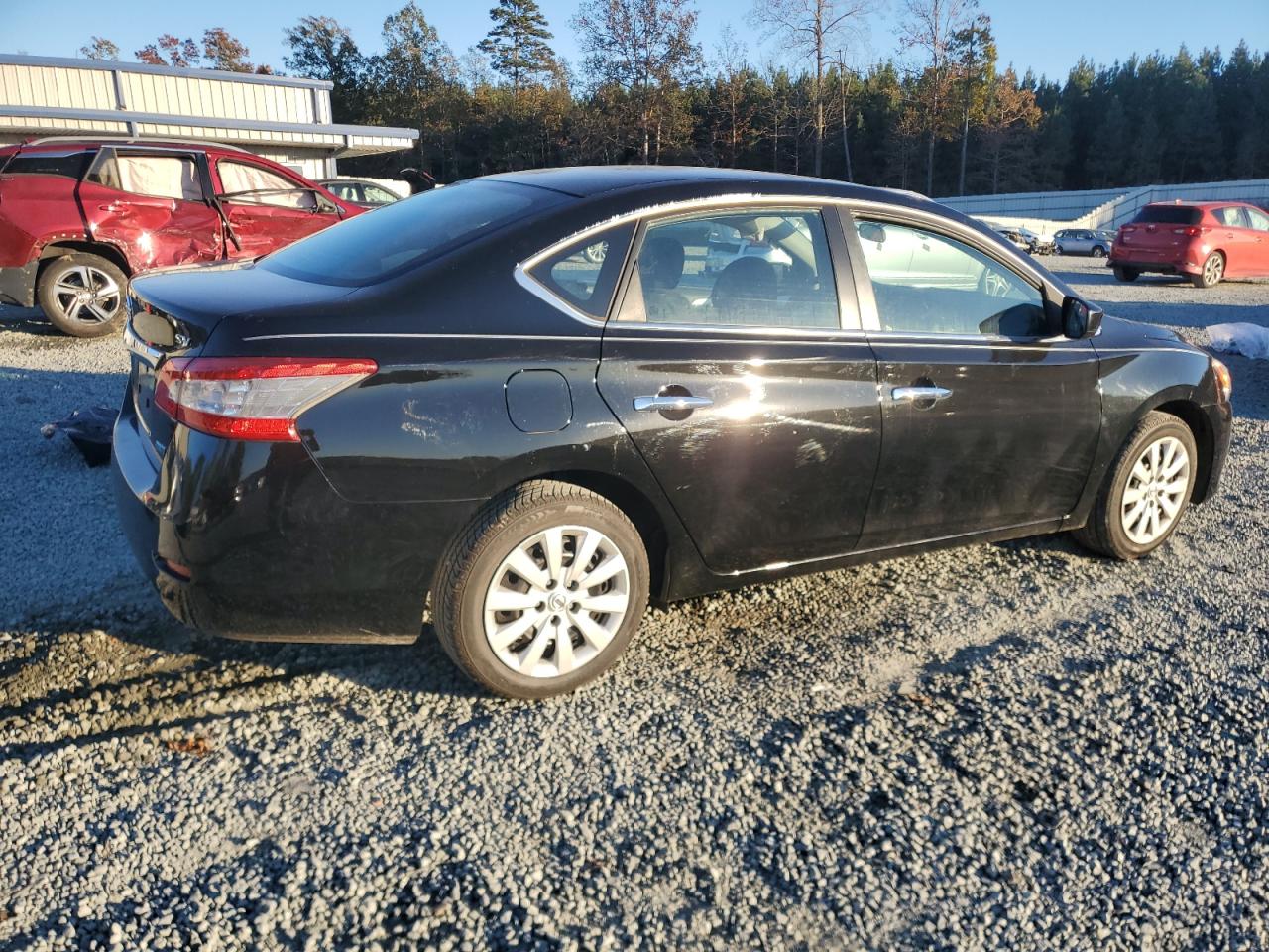 2013 Nissan Sentra VIN 3N1AB7AP2DL746416 Copart auction photo, side / front end damage thumbnail 3