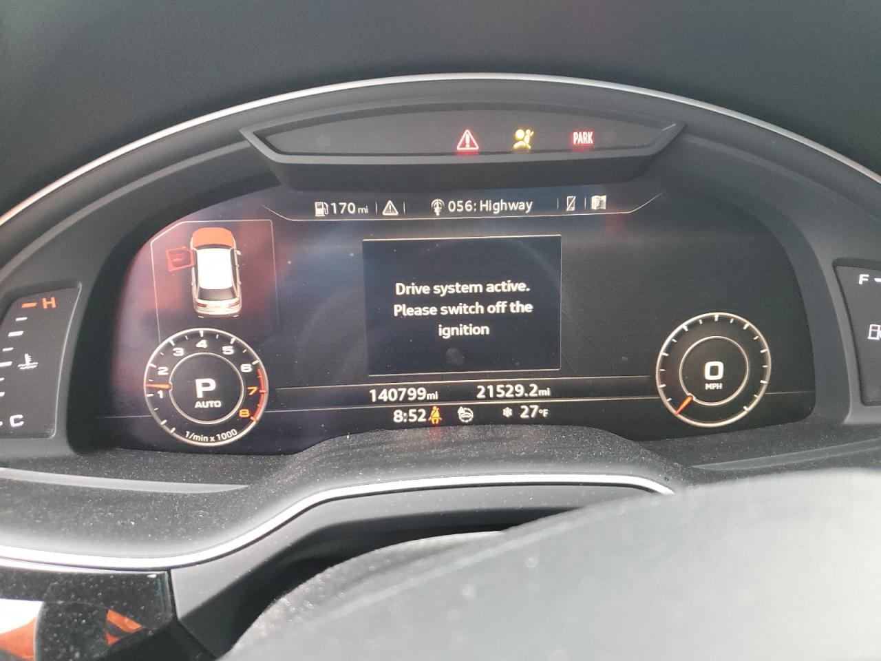 2019 Audi Q7 VIN WA1LAAF73KD011729 Copart auction photo, all over damage thumbnail 9