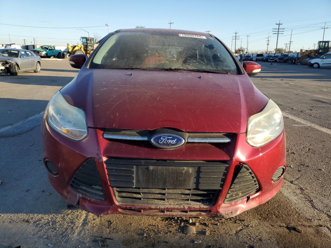 2014 Ford Focus VIN 1FADP3F29EL341111 Copart auction photo, all over / undercarriage damage thumbnail 5
