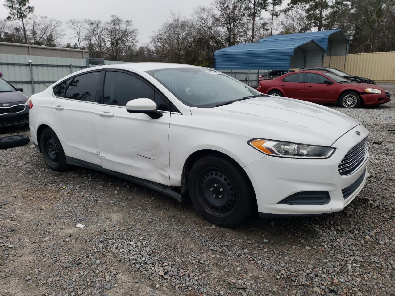 2014 Ford Fusion VIN 1FA6P0G75E5357277 Copart auction photo, all over damage thumbnail 4