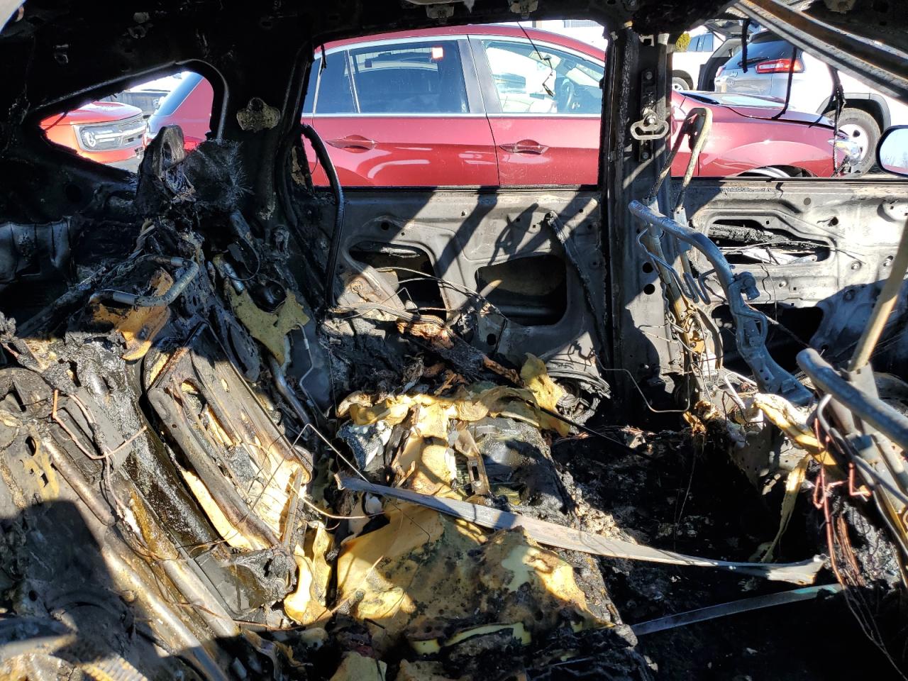 2012 Honda CR-V VIN 5J6RM4H75CL004367 Copart auction photo, burn damage thumbnail 11