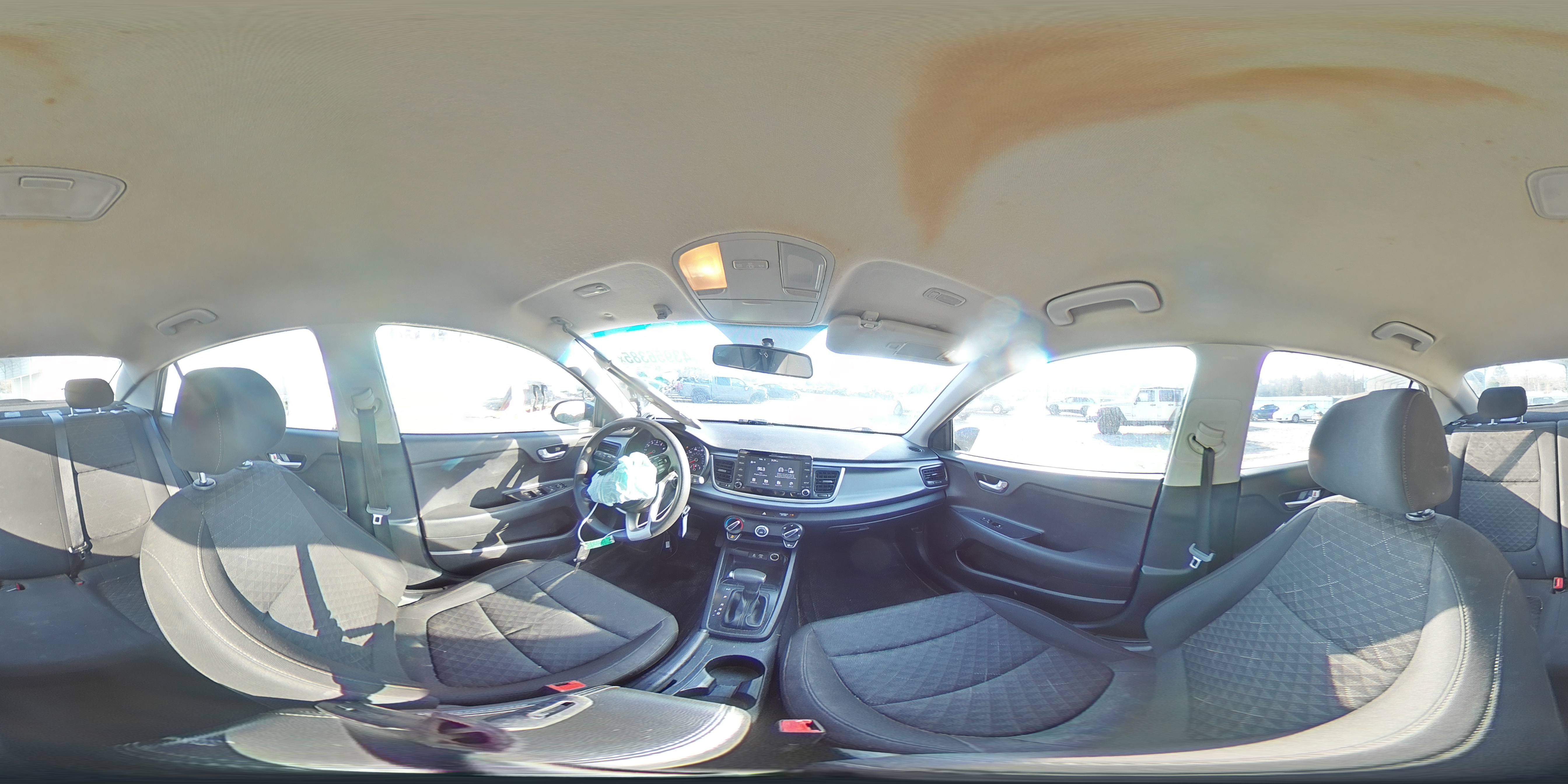 2020 KIA Rio VIN 3KPA24ADXLE283901 Copart auction photo, front end / rear end damage thumbnail 12