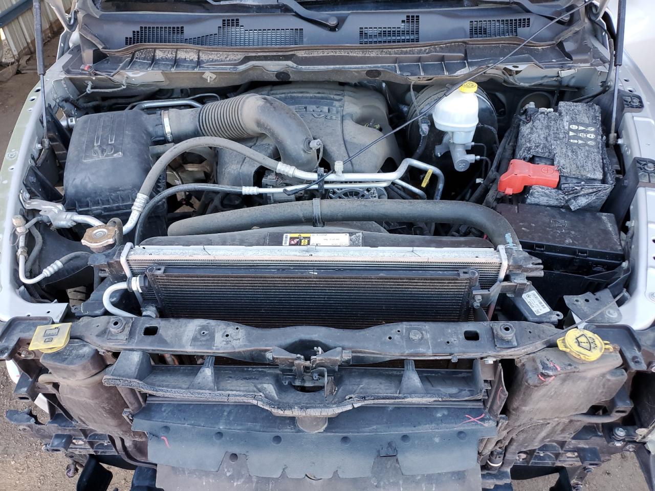 2014 RAM 1500 VIN 1C6RR7FT4ES400010 Copart auction photo, front end / side damage thumbnail 11