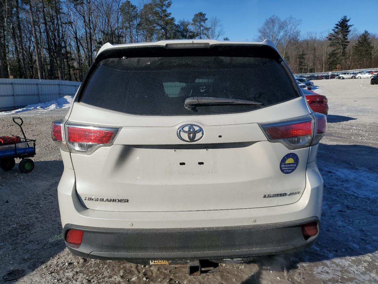 2015 Toyota Highlander VIN 5TDDKRFH2FS205175 Copart auction photo, front end damage thumbnail 6