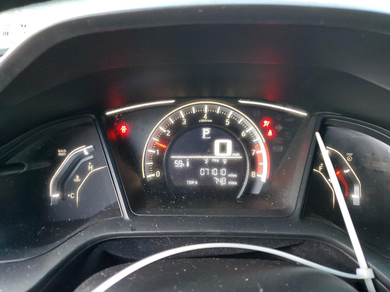 2017 Honda Civic VIN 19XFC2F5XHE013793 Copart auction photo, front end damage thumbnail 9