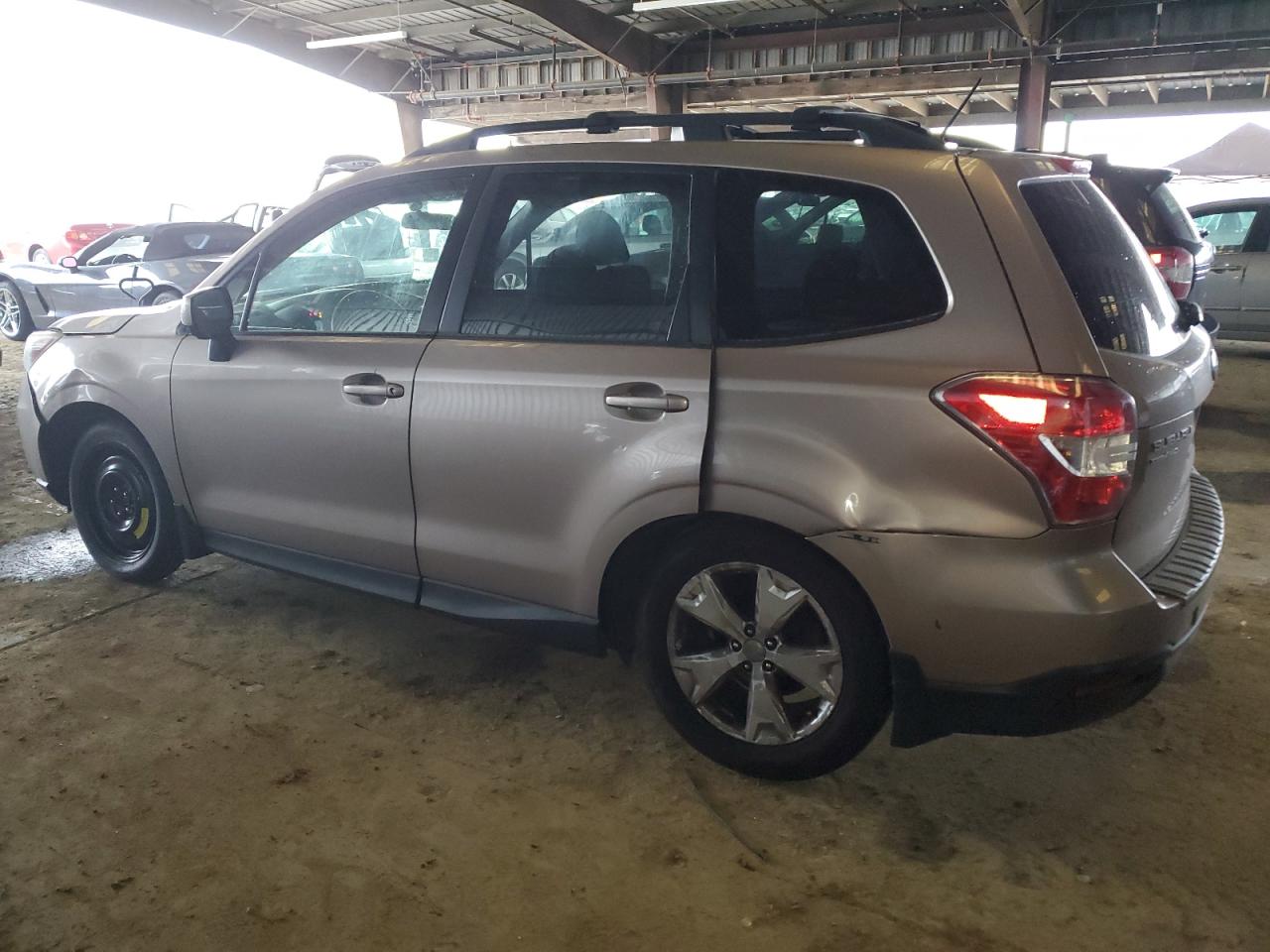 2014 Subaru Forester VIN JF2SJAEC1EH419774 Copart auction photo, rear end damage thumbnail 2