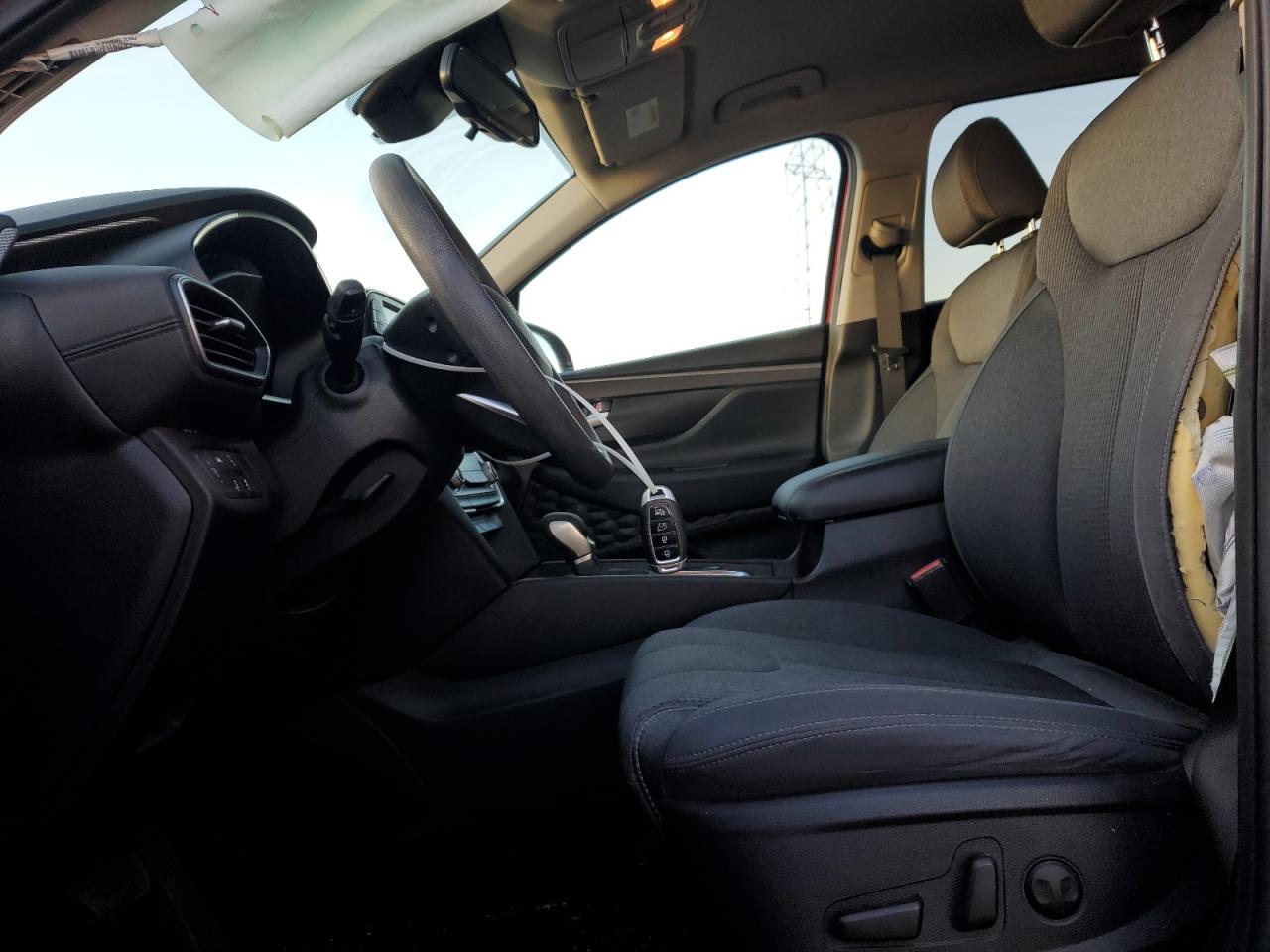 2019 Hyundai Santa Fe VIN 5NMS3CAD3KH128285 Copart auction photo, front end damage thumbnail 7