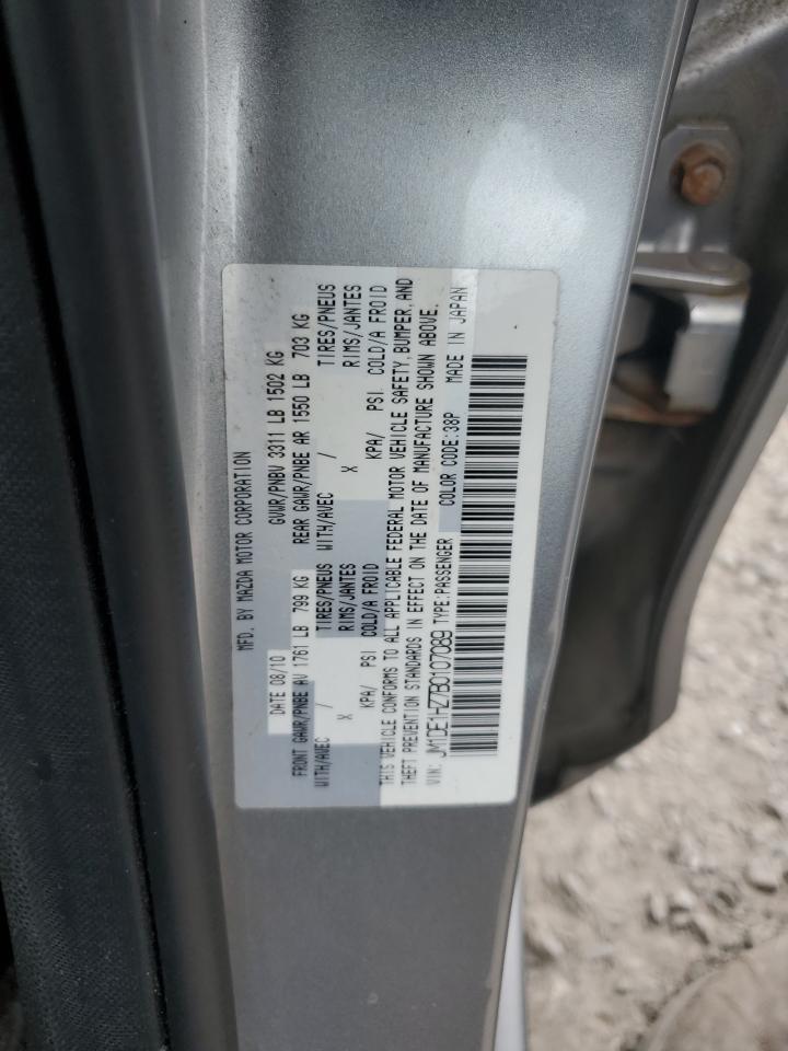 2011 Mazda 2 VIN JM1DE1HZ7B0107089 Copart auction photo, front end damage thumbnail 14