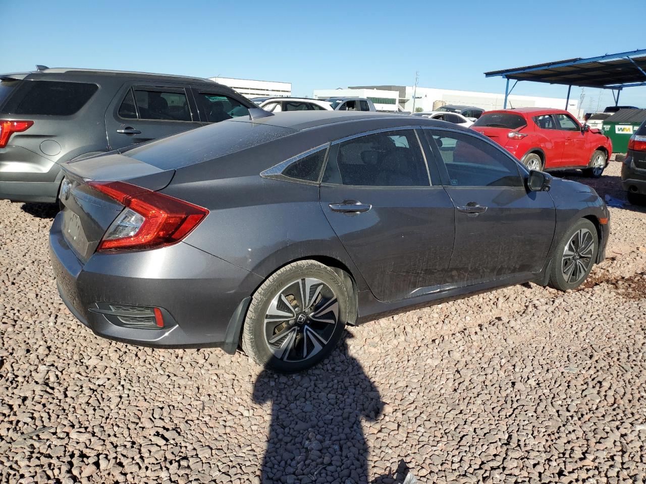 2017 Honda Civic VIN 2HGFC1F37HH630616 Copart auction photo, front end damage thumbnail 3