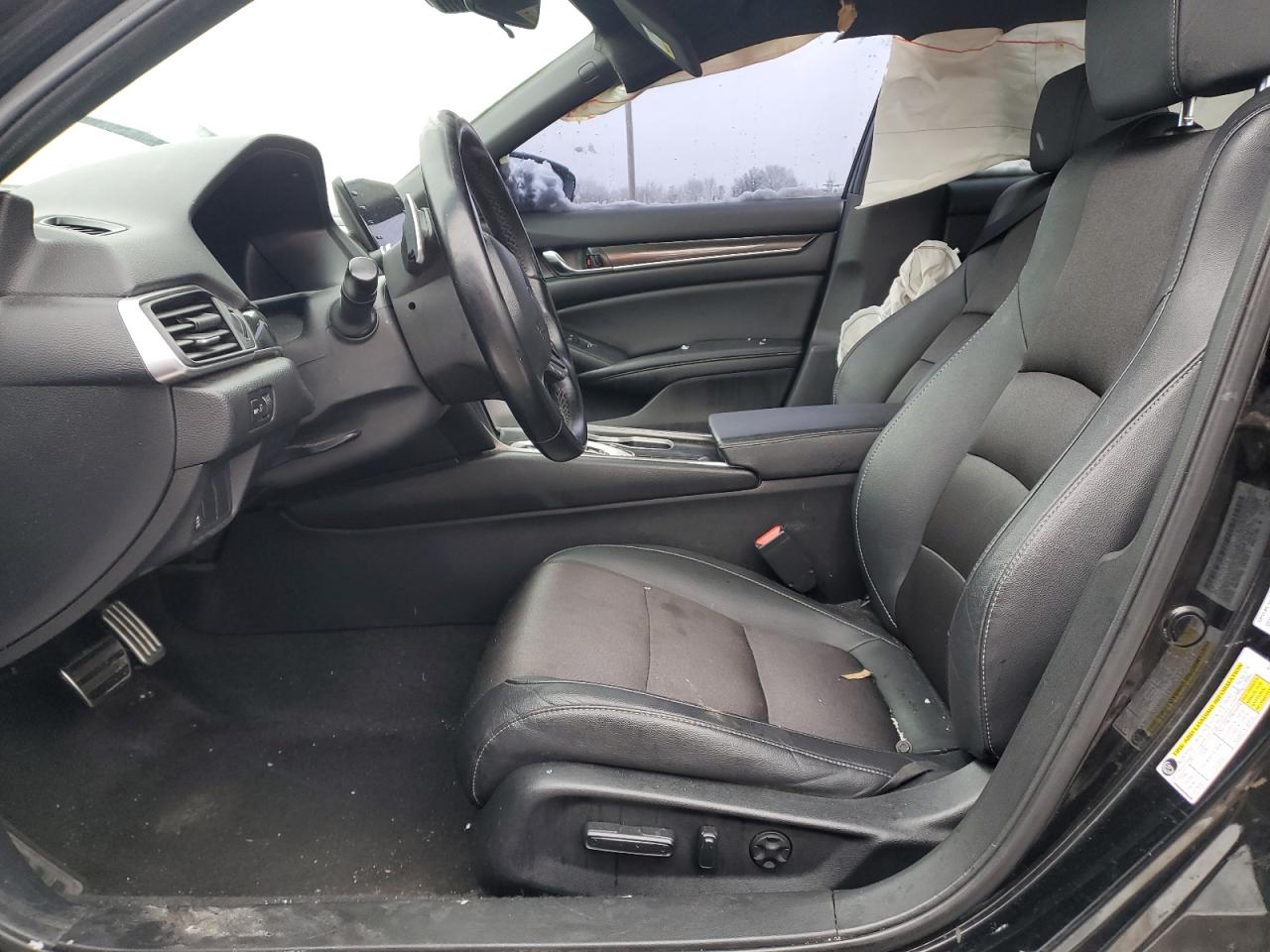 2019 Honda Accord VIN 1HGCV2F37KA033233 Copart auction photo, side / front end damage thumbnail 7