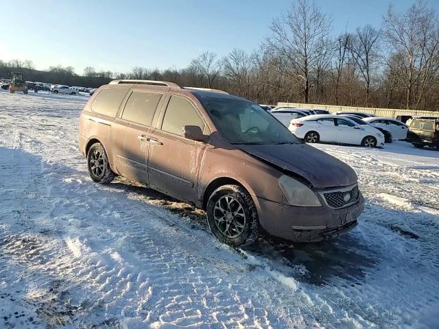 2014 KIA Sedona VIN KNDMH4C73E6558679 Copart auction photo, front end damage thumbnail 14