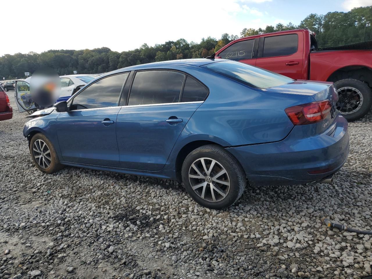 2017 Volkswagen Jetta VIN 3VWDB7AJ5HM234491 Copart auction photo, front end / rear end damage thumbnail 2