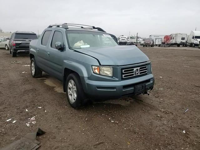 2006 Honda Ridgeline VIN 2HJYK16406H573624 Copart auction photo, front end / side damage thumbnail 11