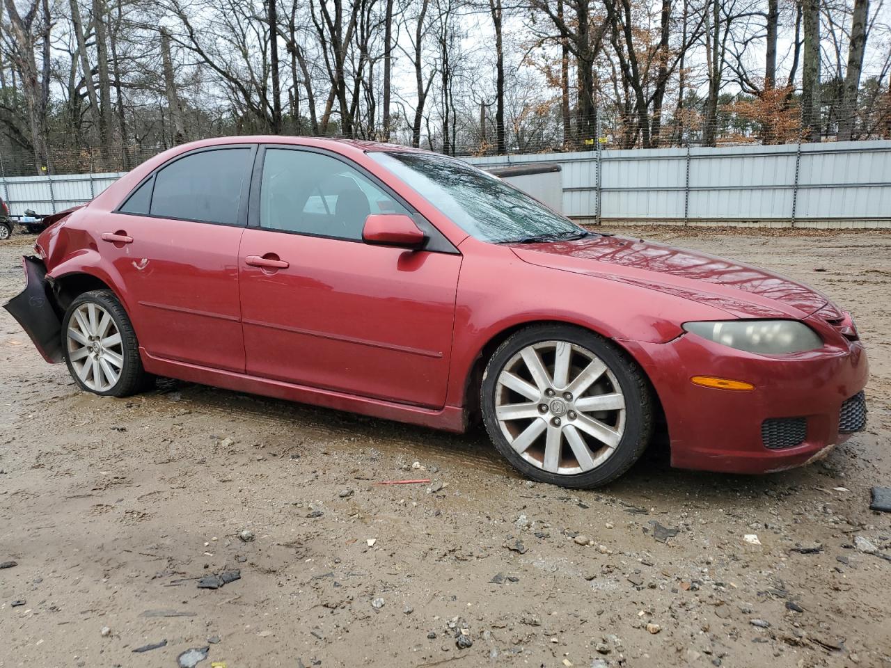 2007 Mazda 6 VIN 1YVHP80CX75M47935 Copart auction photo, rear end / front end damage thumbnail 4