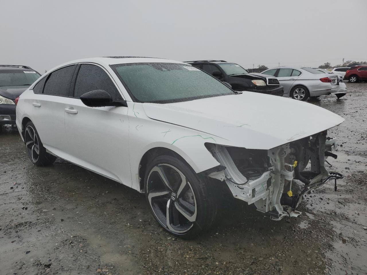 2022 Honda Accord VIN 1HGCV2F35NA002017 Copart auction photo, front end damage thumbnail 4