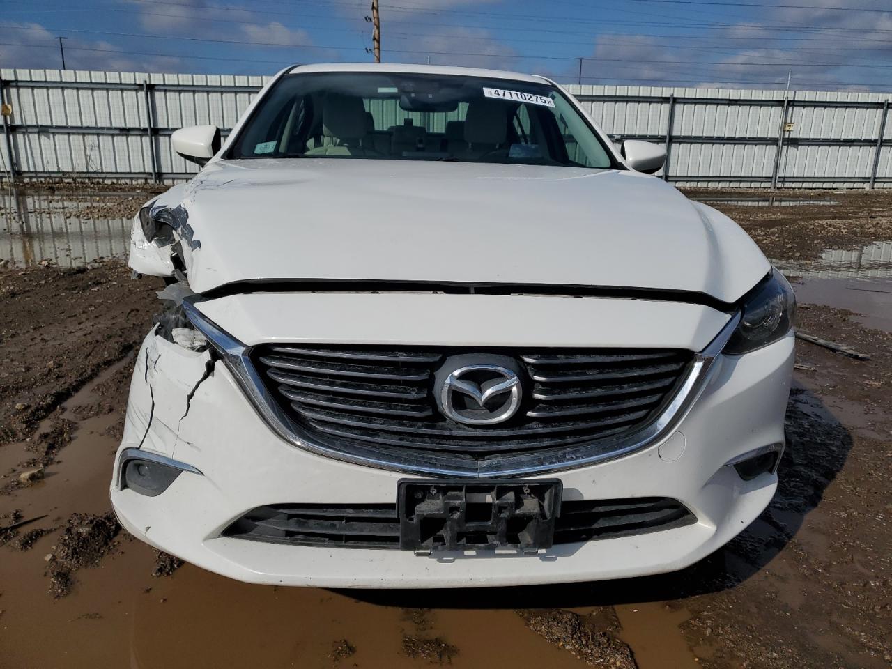 2016 Mazda 6 VIN JM1GJ1W55G1475975 Copart auction photo, front end / undercarriage damage thumbnail 5