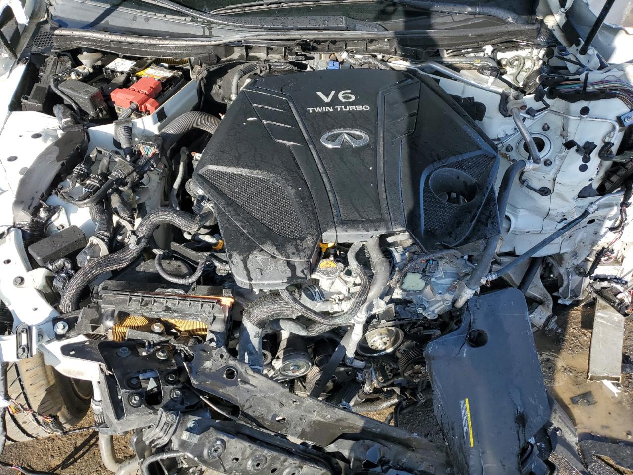 2020 Infiniti Q50 VIN JN1EV7AR6LM250968 Copart auction photo, front end damage thumbnail 11