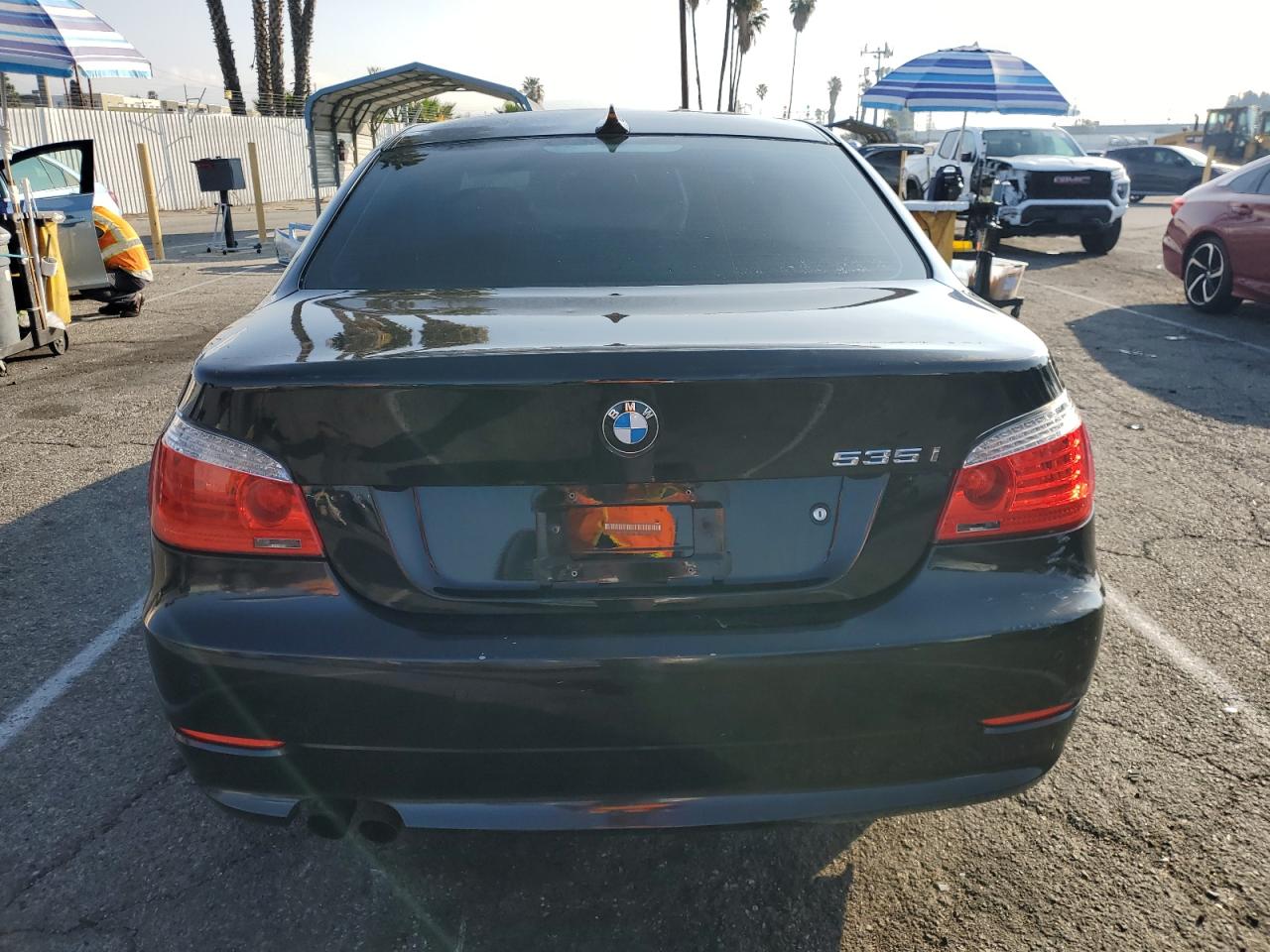 2009 BMW 5er VIN WBANV93529CW51691 Copart auction photo, front end damage thumbnail 6