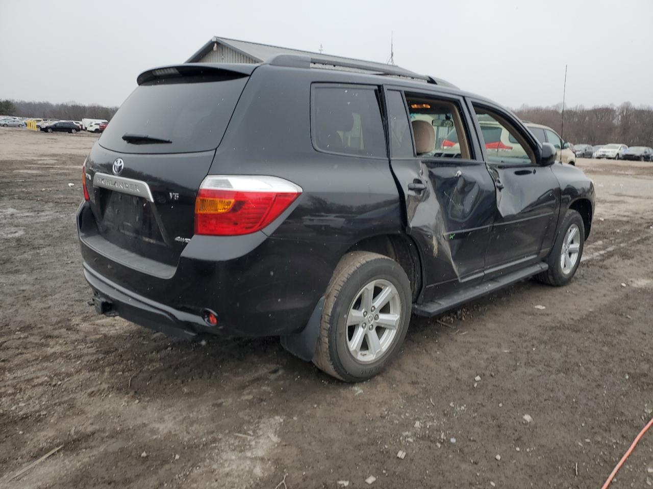 2008 Toyota Highlander VIN JTEES41A482089551 Copart auction photo, side damage thumbnail 3