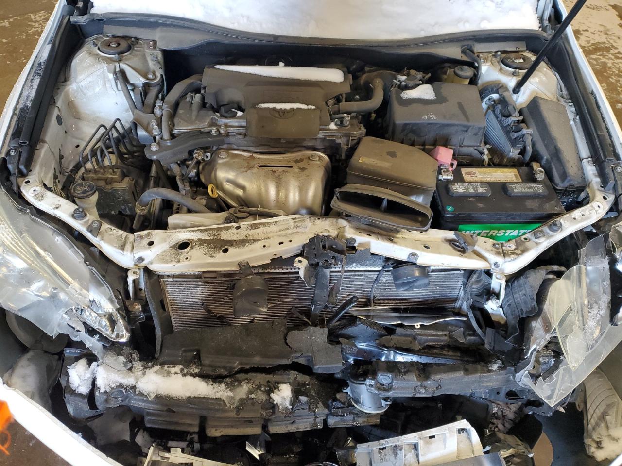 2016 Toyota Camry VIN 4T4BF1FK0GR542015 Copart auction photo, front end / rear end damage thumbnail 12
