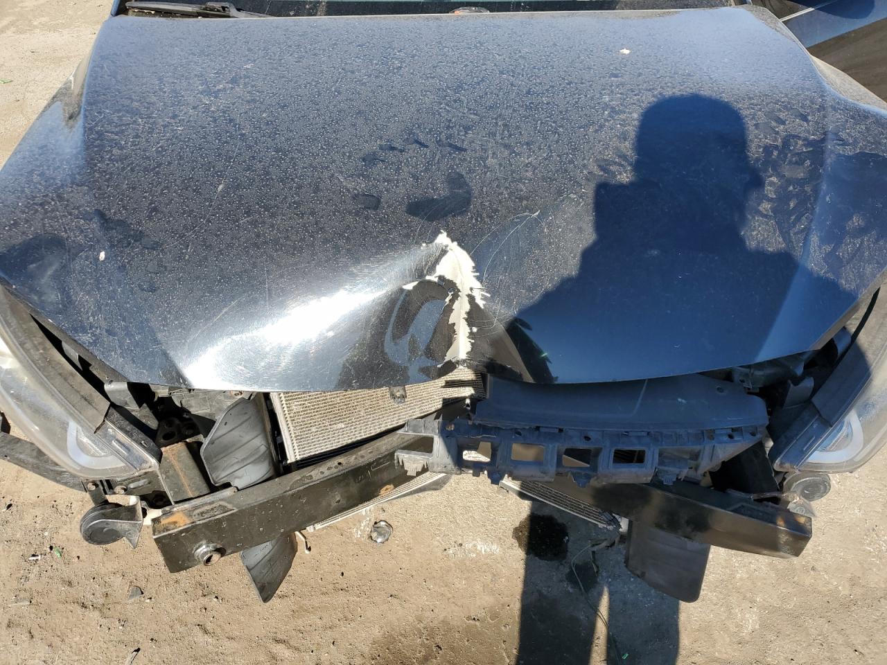 2017 Hyundai Elantra VIN KMHD74LF5HU120462 Copart auction photo, front end damage thumbnail 11