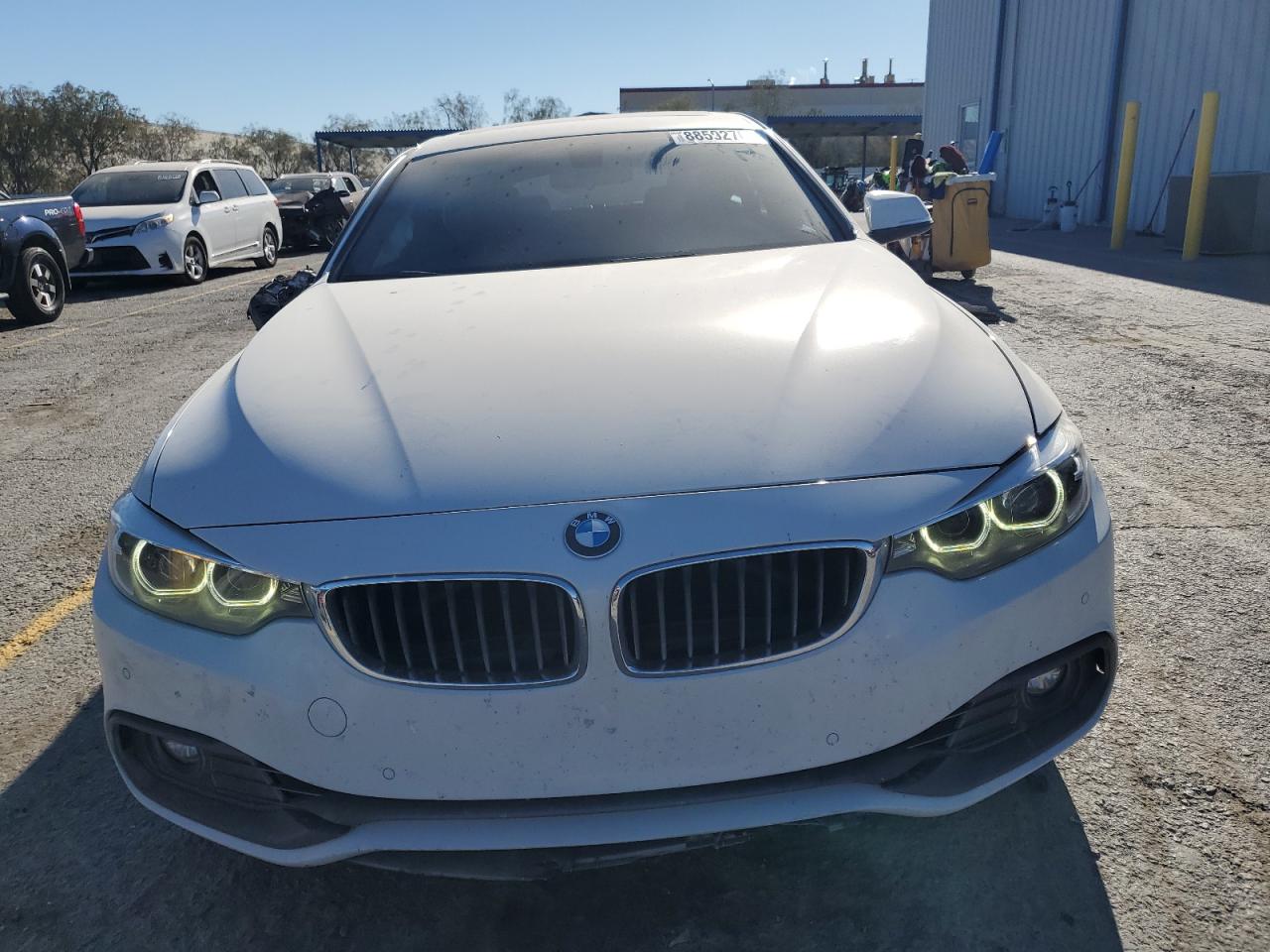 2019 BMW 4er VIN WBA4J1C52KBM12288 Copart auction photo, side / front end damage thumbnail 5