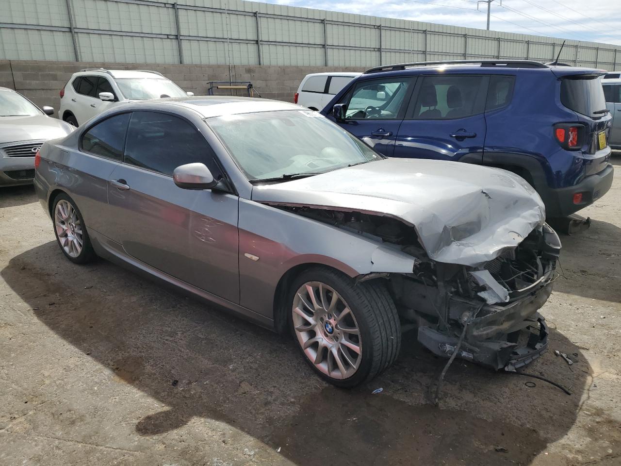 2012 BMW 3er VIN WBAKE3C53CE770166 Copart auction photo, front end damage thumbnail 4