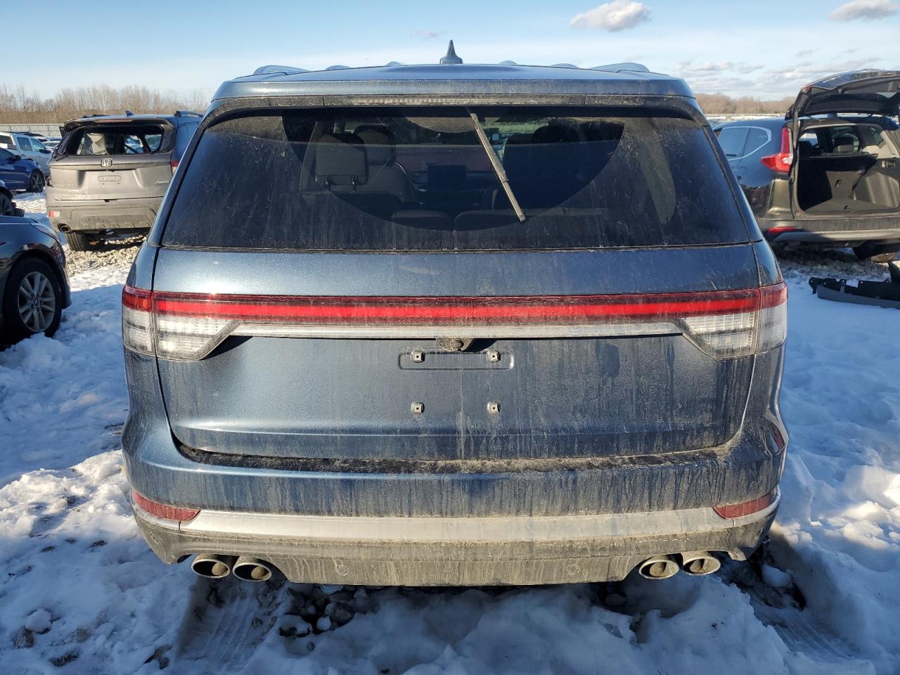 2020 Lincoln Aviator VIN 5LM5J7XC7LGL18763 Copart auction photo, front end damage thumbnail 6