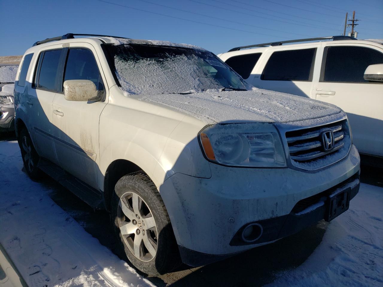 2013 Honda Pilot VIN 5FNYF4H92DB001427 Copart auction photo, mechanical / side damage thumbnail 4