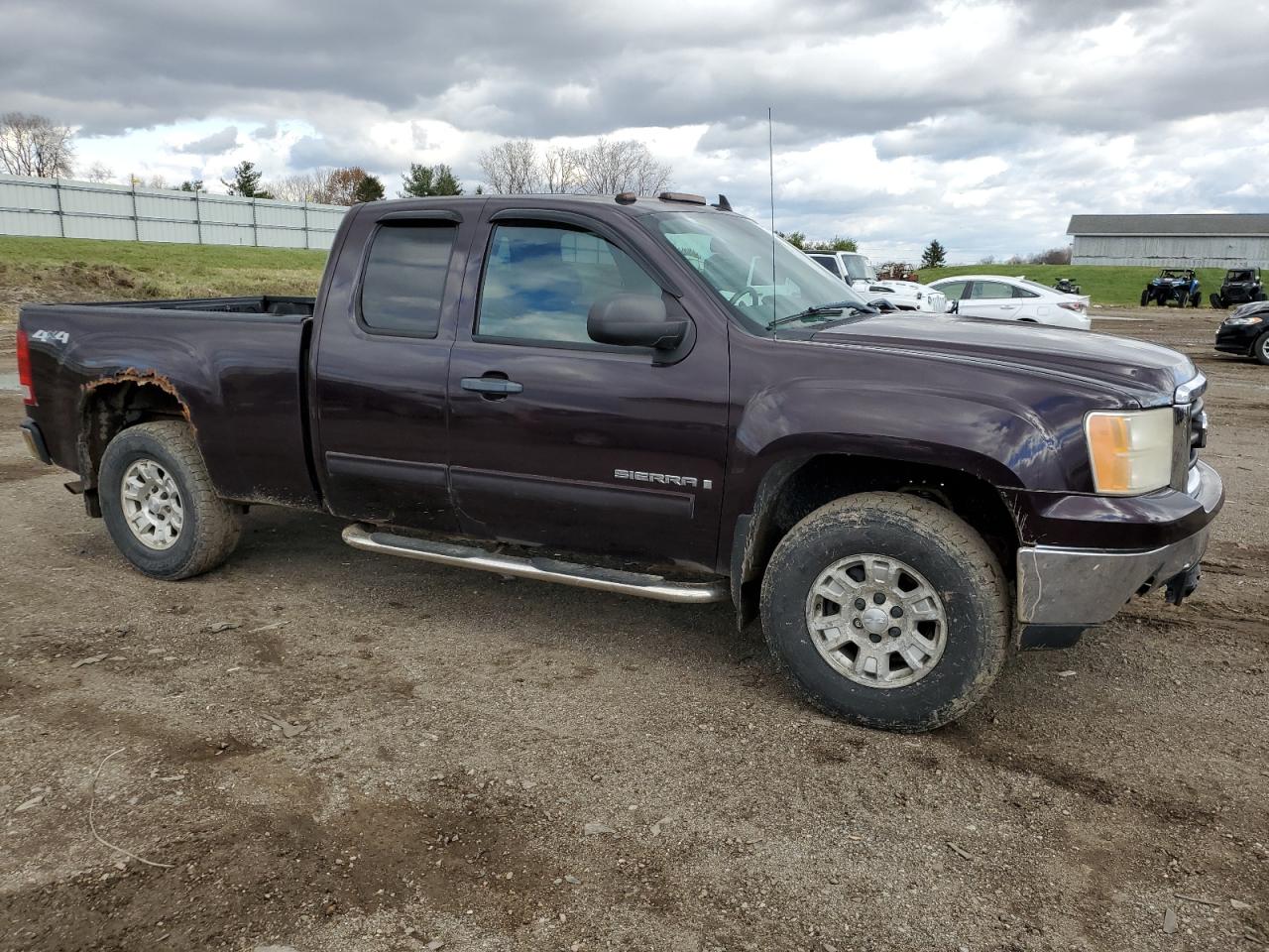 2008 GMC Sierra VIN 1GTEK19088Z145707 Copart auction photo, front end damage thumbnail 4