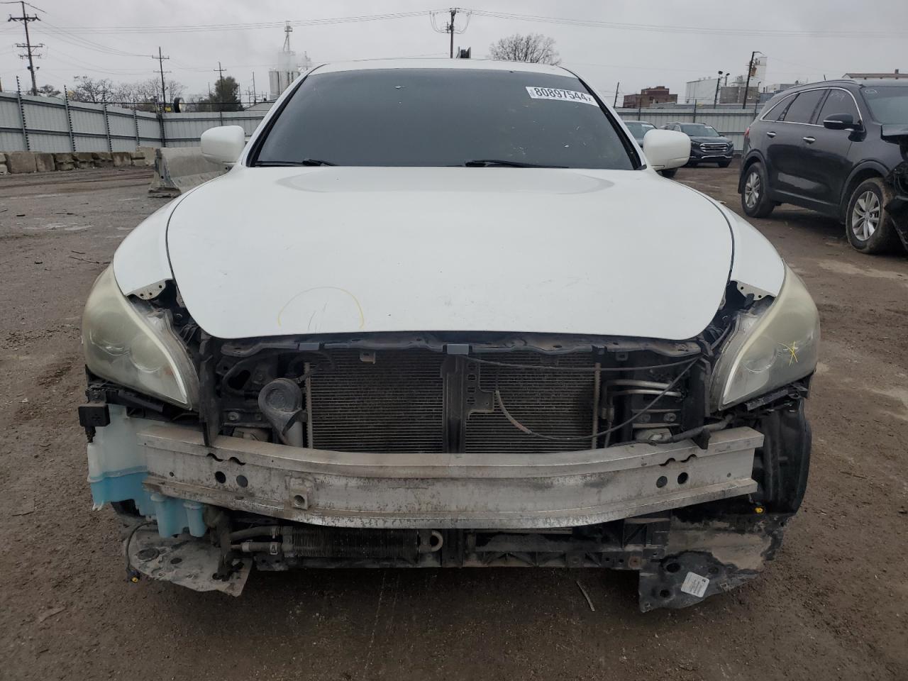 2011 Infiniti M VIN JN1AY1AP2BM520813 Copart auction photo, front end damage thumbnail 5