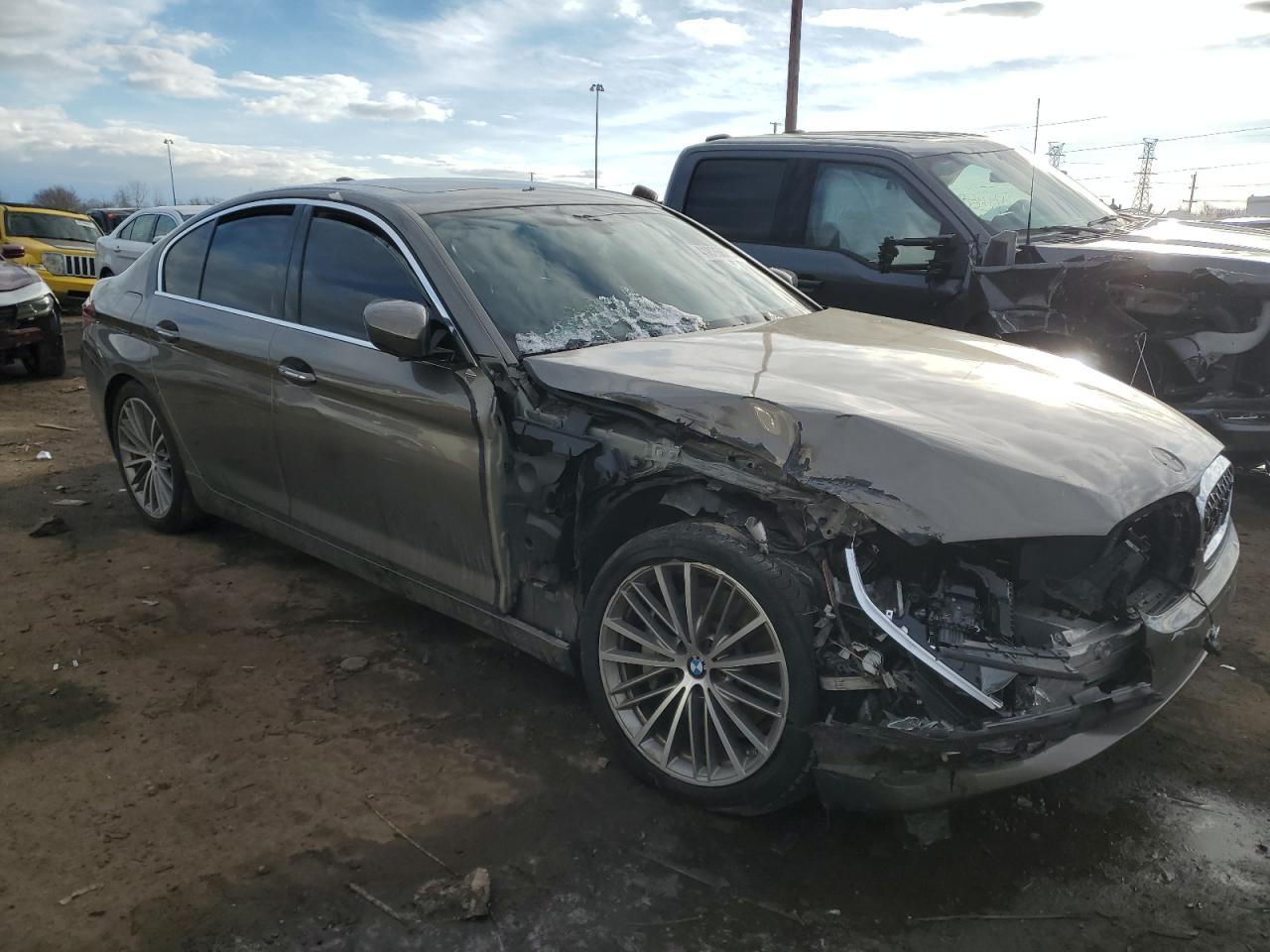 2018 BMW 5er VIN WBAJE7C58JWA03992 Copart auction photo, front end damage thumbnail 4
