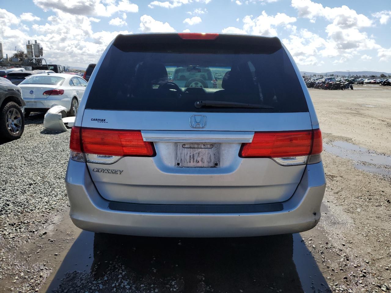2010 Honda Odyssey VIN 5FNRL3H26AB027406 Copart auction photo, front end / side damage thumbnail 6