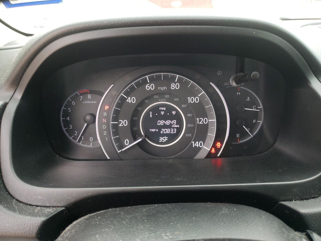 2013 Honda CR-V VIN 2HKRM3H78DH515478 Copart auction photo, all over damage thumbnail 9