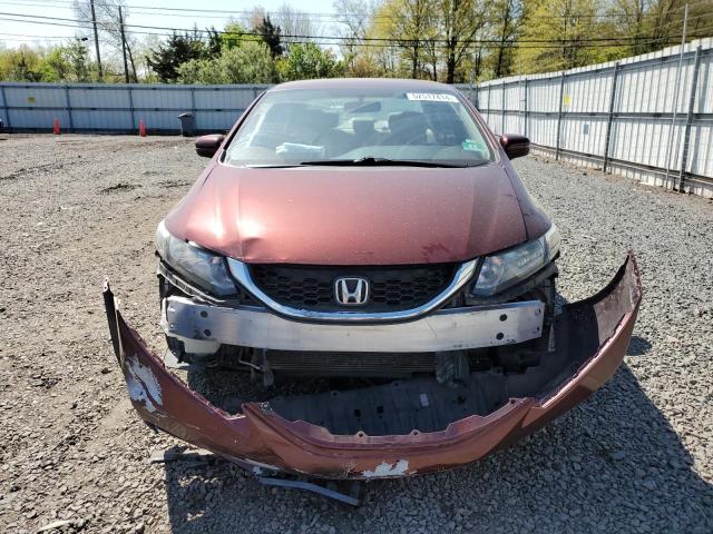 2015 Honda Civic VIN 19XFB2F58FE249746 Copart auction photo, front end damage thumbnail 5