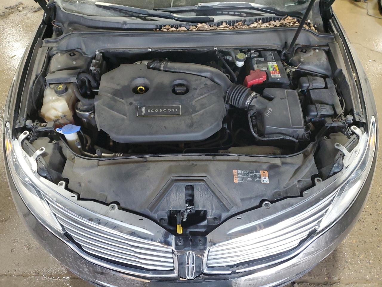 2015 Lincoln MKZ VIN 3LN6L2J94FR606433 Copart auction photo, rear end damage thumbnail 11
